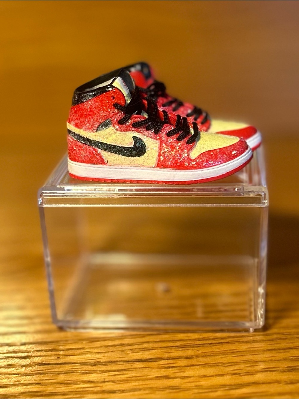 MINI Jordan 1 collectable with glitter